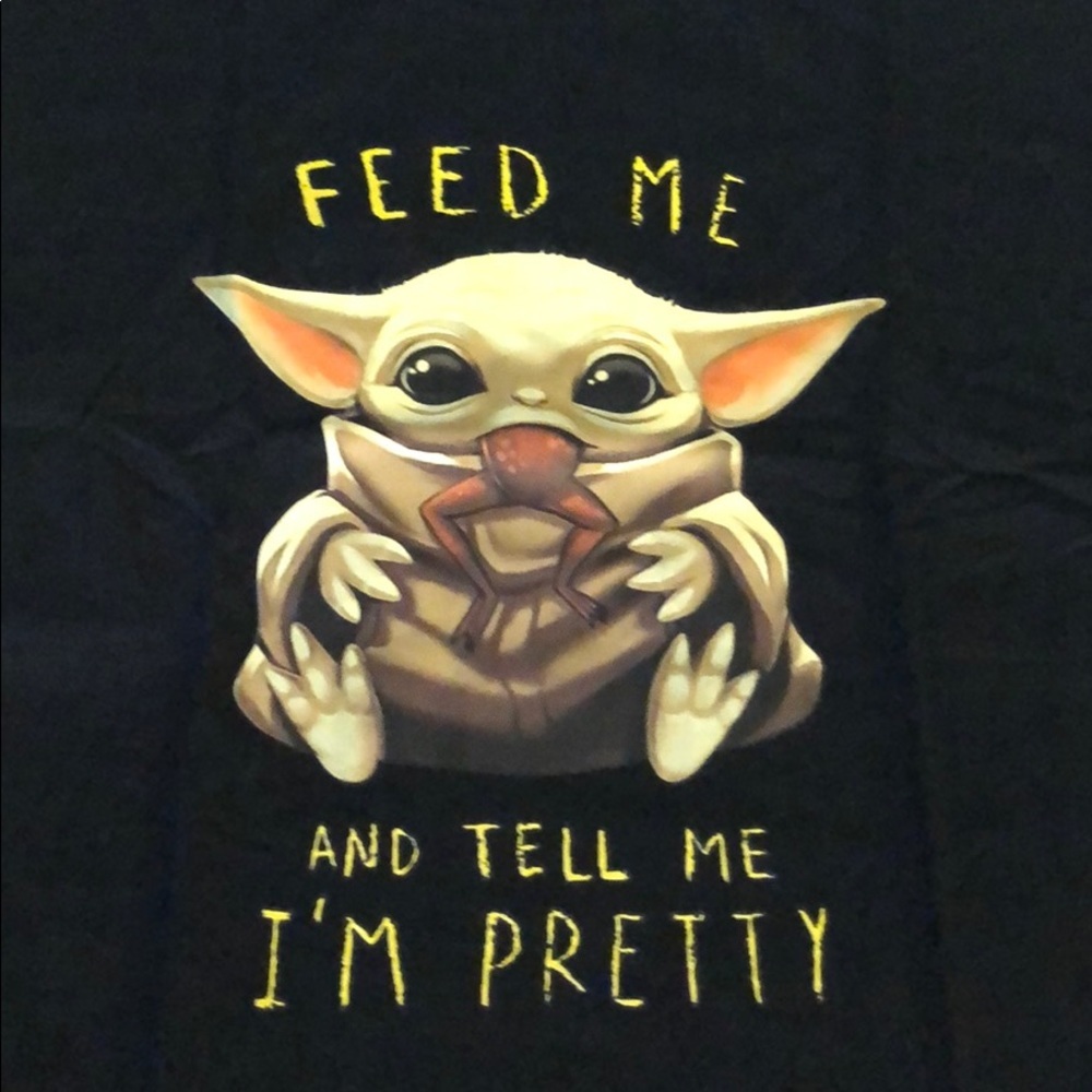 Star Wars Baby Yoda Feed Me and Tell Me I’m Pretty